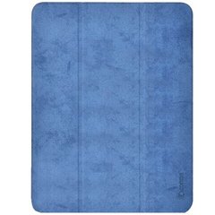 Чeхол Comma для iPad 9.7" [2017-2018] Leather Case with Pen Holder Series (Blue)