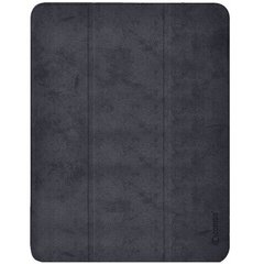 Чехол Comma "Leather Case With Pen Holder Series" iPad 12.9  (Black)